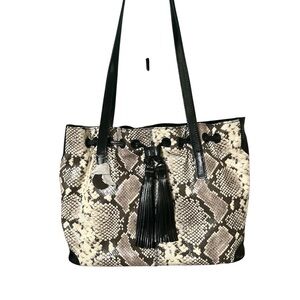 PATRICIA NASH PYTHON COLLECTION Soft Foil embossed Nappa Leather